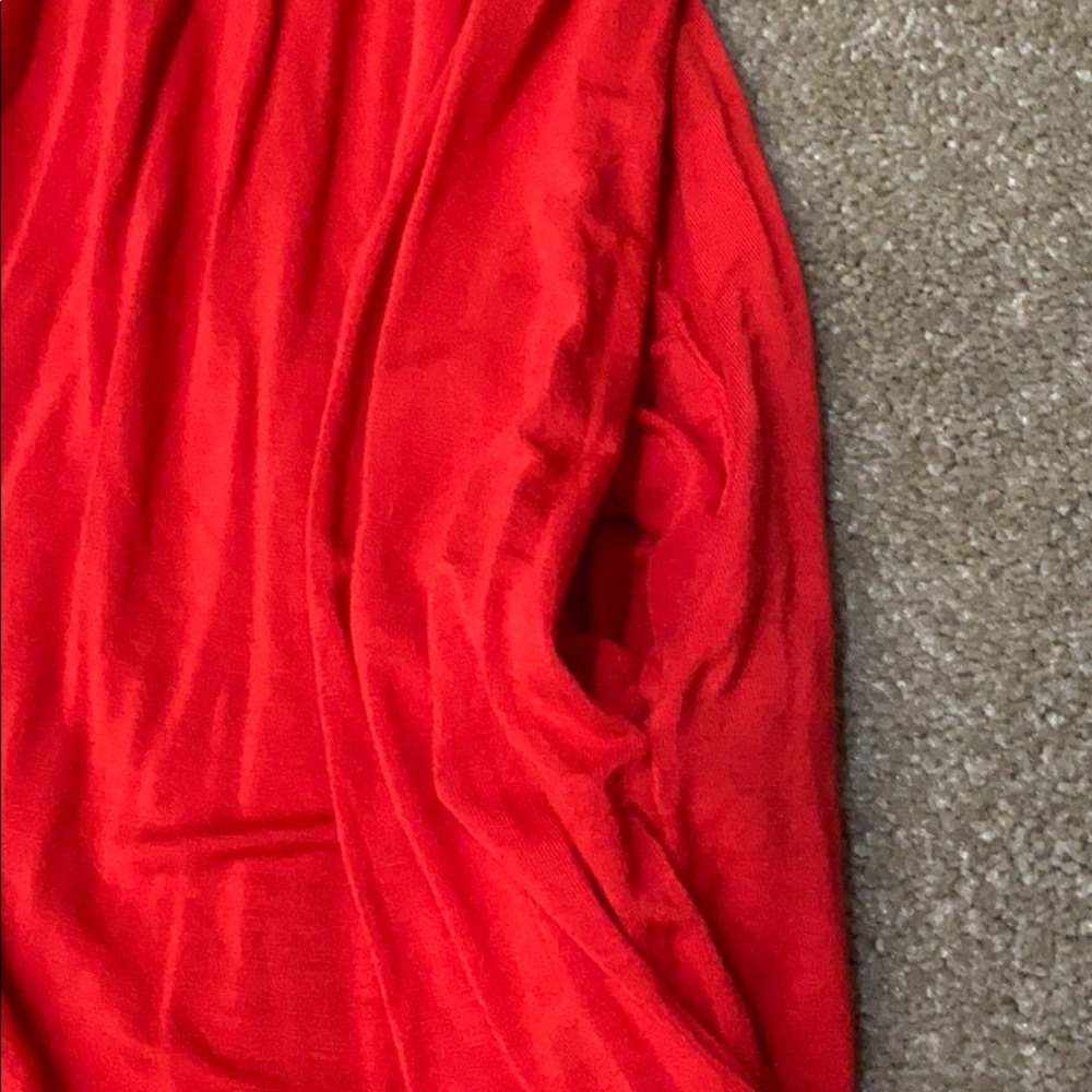 Red Dress with Pockets - Picture 3 of 4